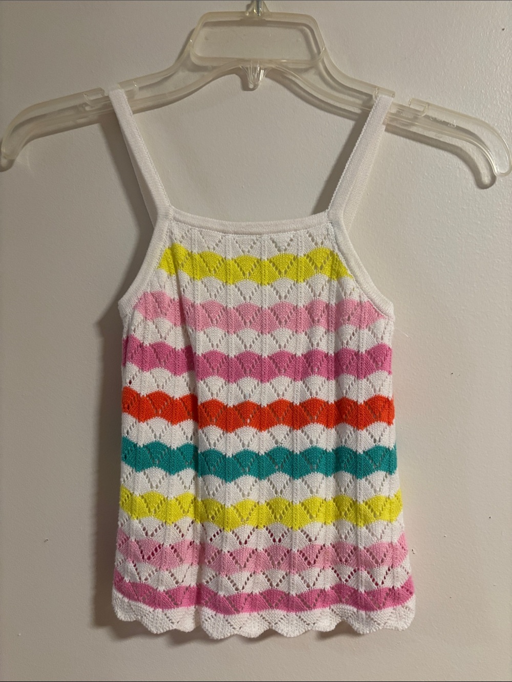 Janie and Jack Wavy Striped Crocheted Top 5